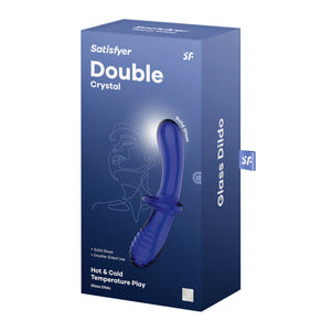 Скляний ділдо Satisfyer Double Crystal