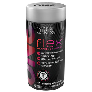 Презервативи ONE Flex Graphene (супертонкі, дуже міцні)