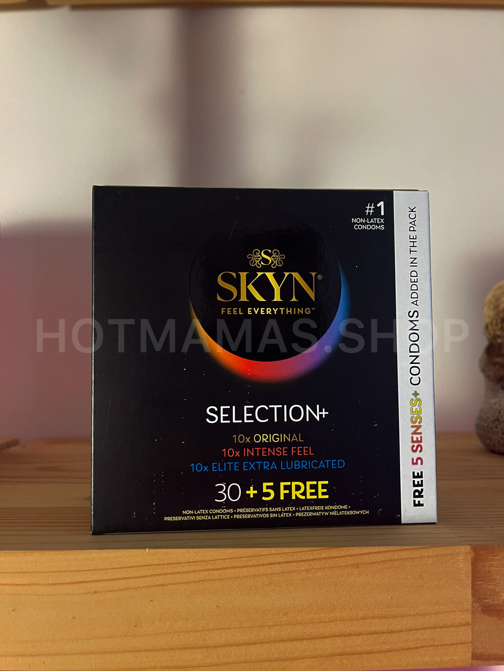 Презервативи безлатексні Skyn Selection+, упаковка 30+5🎁