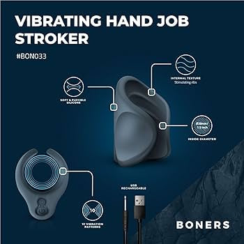 Мастурбатор Boners Vibrating Handjob Stroker