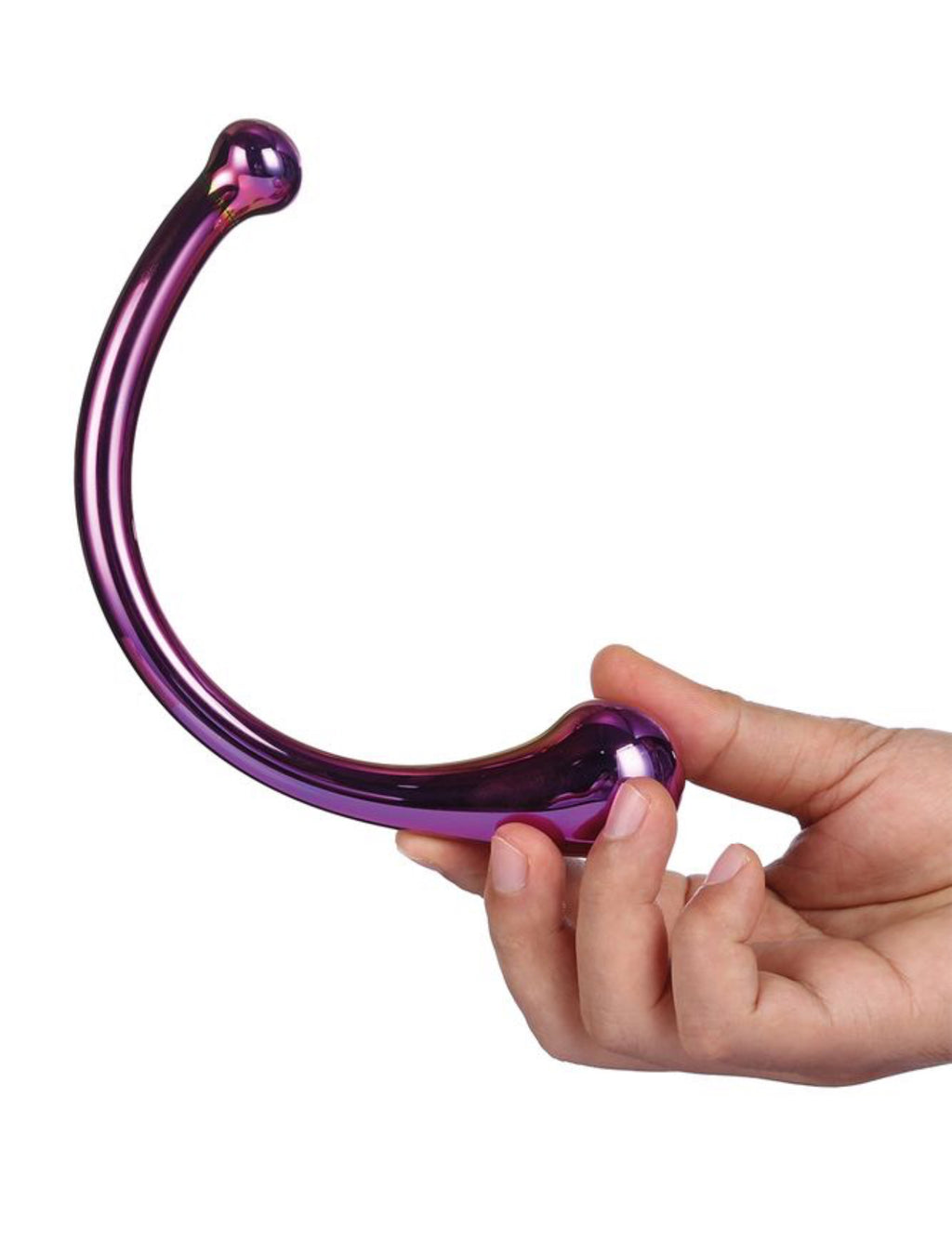 Вигнутий скляний фалоімітатор Dream Toys GLAMOUR GLASS CURVED WAND