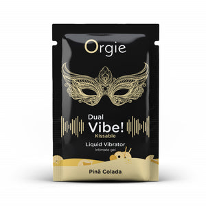 Тестер Рідкий вібратор коктейль Секс на пляжі Orgie DUAL VIBE!, 1 мл