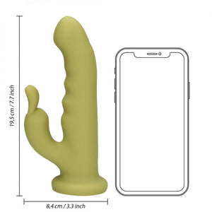 Вібратор-кролик з ротацією LoveLine Ultra Soft Silicone Rotating Rabbit Vibrator