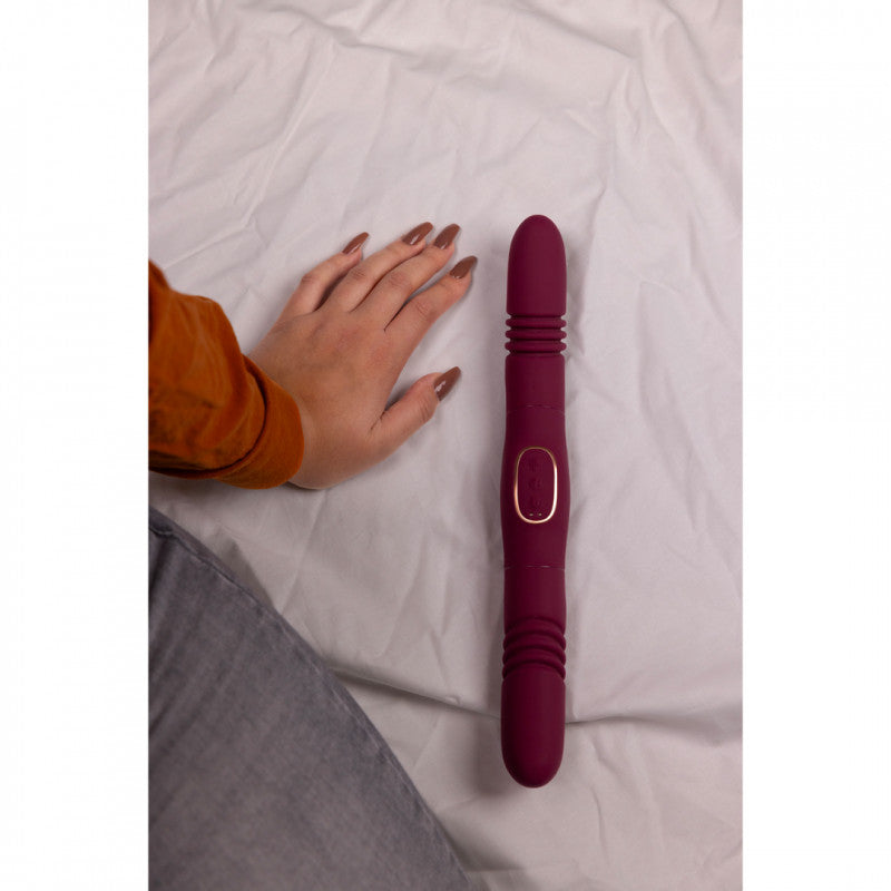 Двосторонній інтерактивний фалоімітатор LoveLine Double-sided Thrusting Vibrator