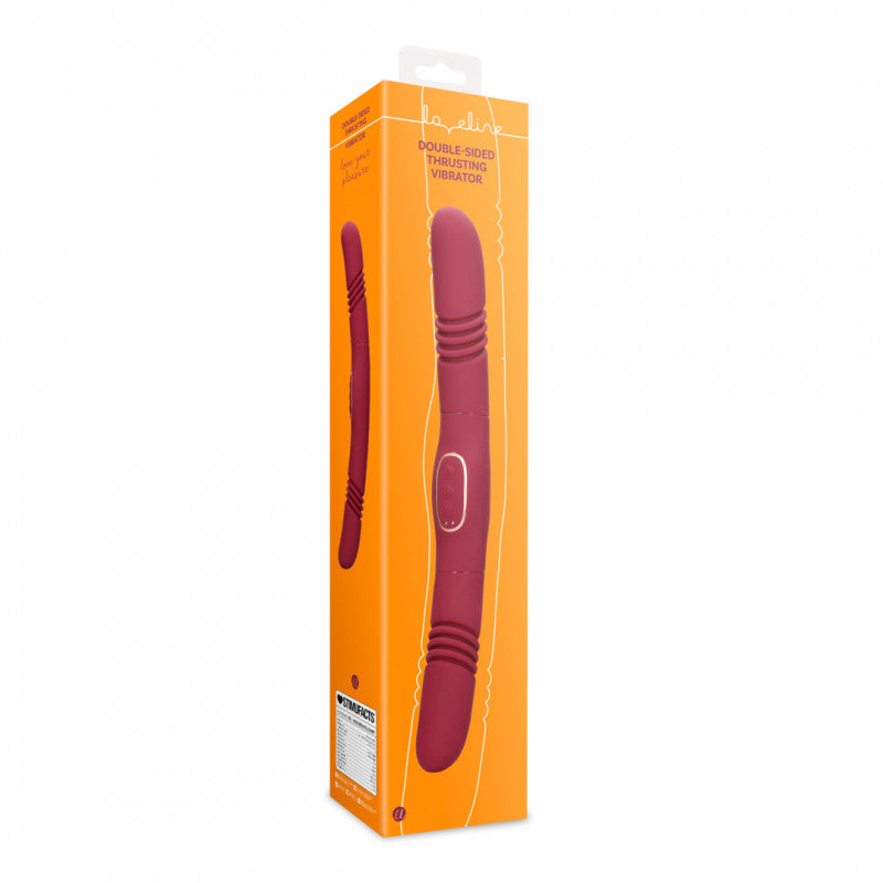 Двосторонній інтерактивний фалоімітатор LoveLine Double-sided Thrusting Vibrator