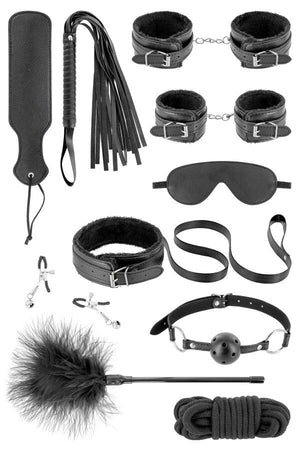 Набір для BDSM Fetish Tentation SM Bondage Box in vegan leather 10pcs