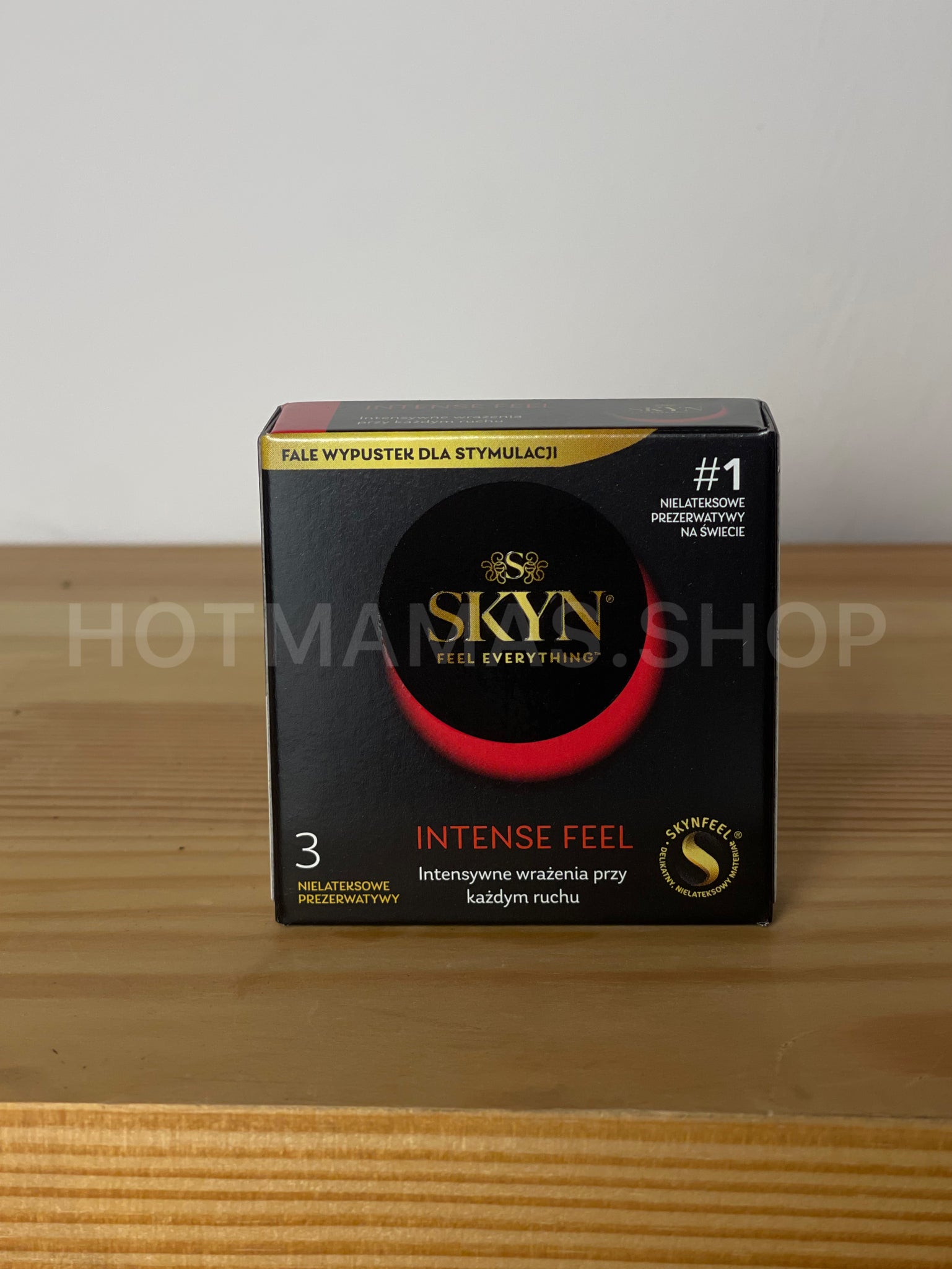 Презервативи безлатексні Skyn Intense Feel (з крапками)