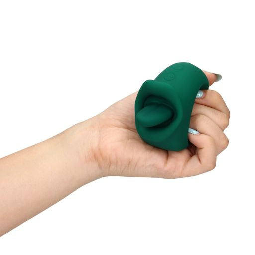 Кліторальний вібратор Loveline Licking And Vibrating Clitoral Stimulator з імітацією кунілінгусу