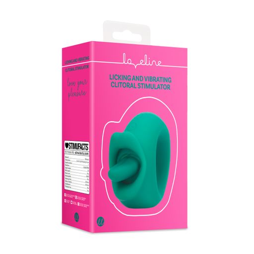 Кліторальний вібратор Loveline Licking And Vibrating Clitoral Stimulator з імітацією кунілінгусу
