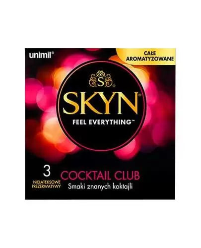 Презервативи Skyn Cocktail Club 3 шт в коробці