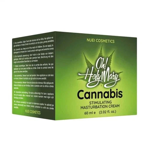 Стимулюючий крем для мастурбації з олією насіння канабісу NUEI Oh! Holy Mary Cannabis