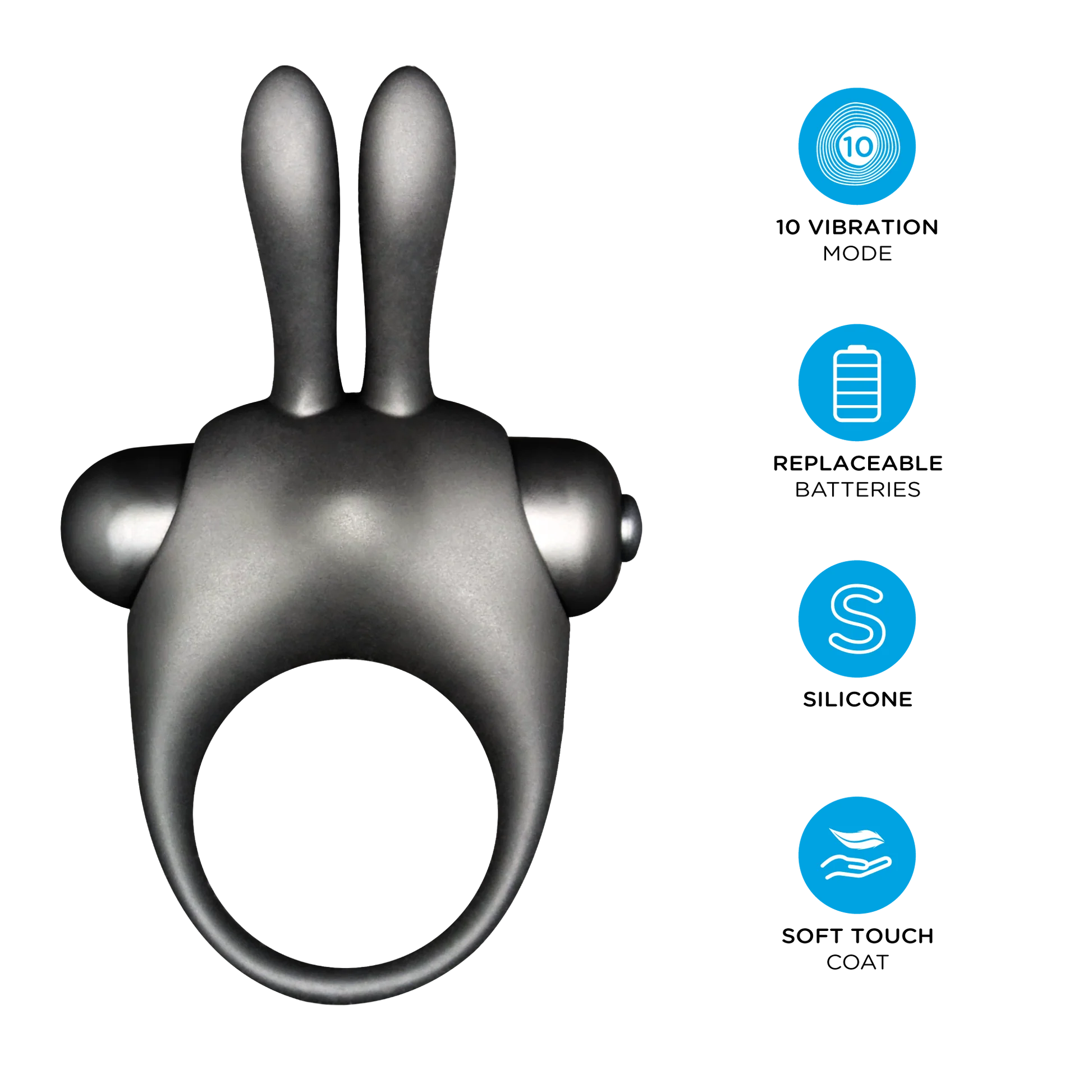 Набір рідкий вібратор + ерекційне кільце Orgie Vibe! Bunny Vibrating Kit