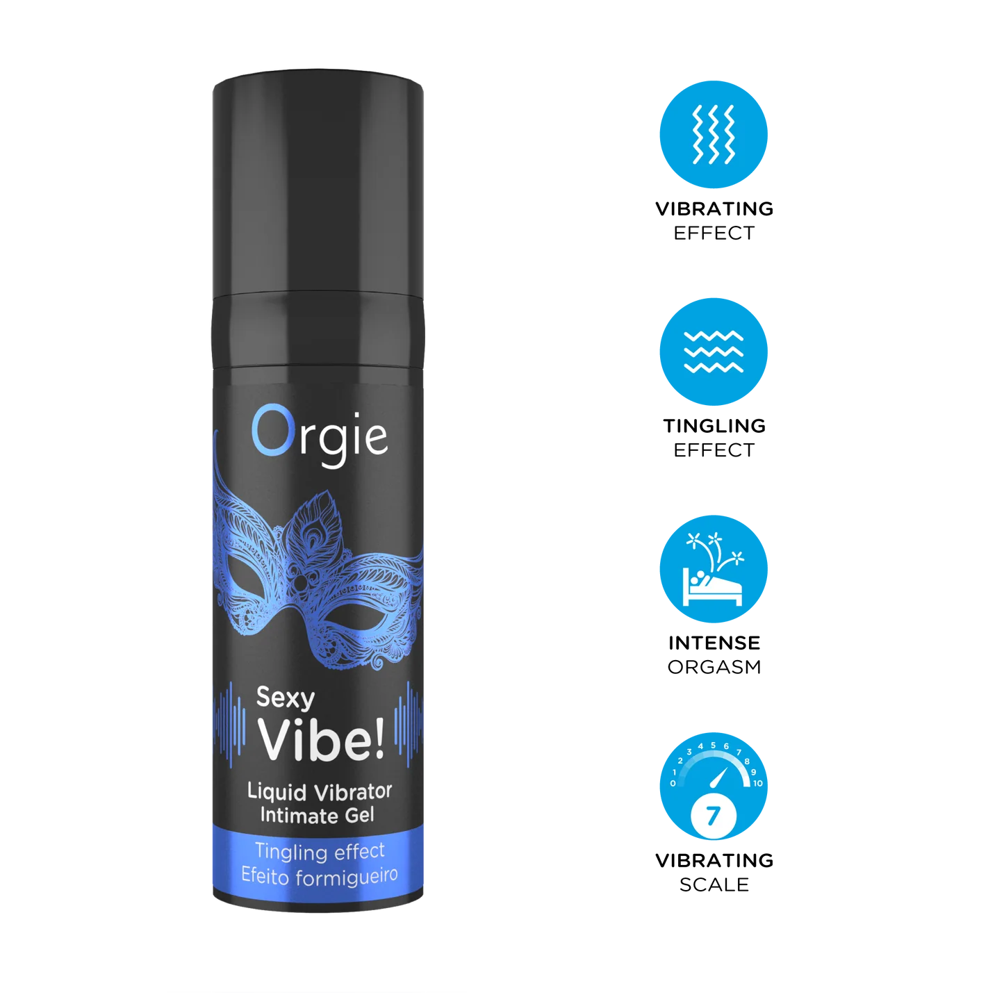 Набір рідкий вібратор + ерекційне кільце Orgie Vibe! Bunny Vibrating Kit