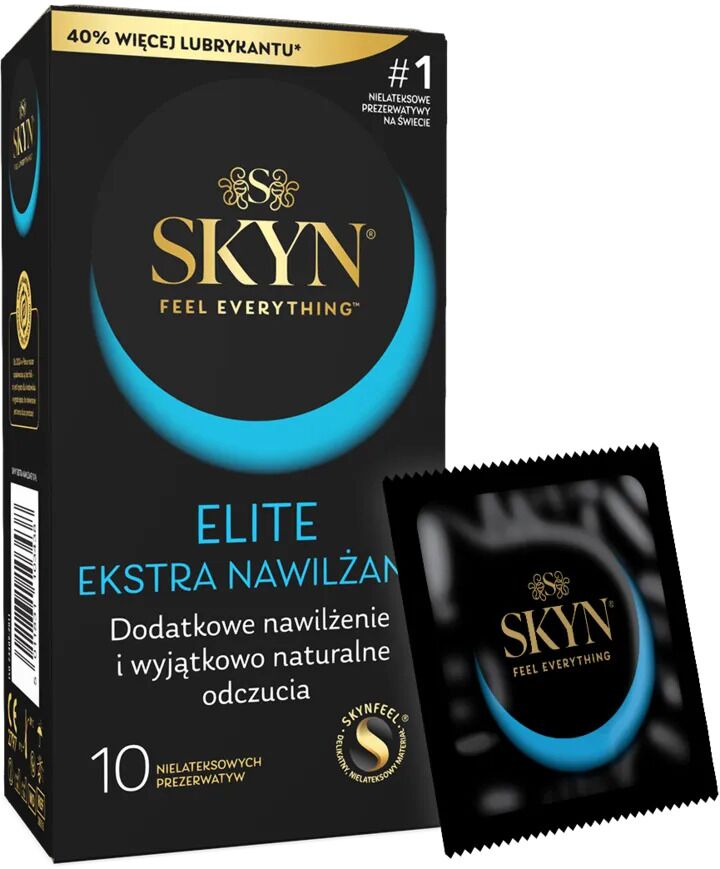 Презервативи безлатексні Skyn Elite Extra Lubricated (тонкі з більшою к-стю лубриканту)