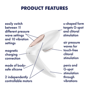 Парний вібратор Satisfyer pro 4 couples