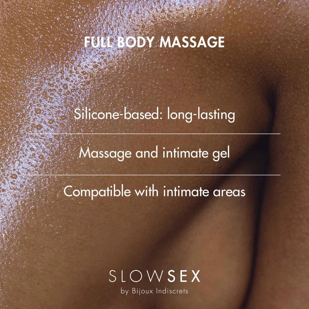 Силіконовий гель для масажу/лубрикант  SlowSex Full Body Massage