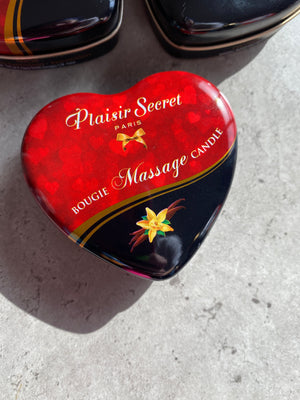 Масажна свіча сердечко Heart Plaisir Secret (35 мл)