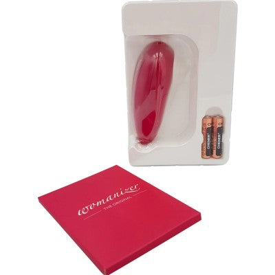 Вакуумний стимулятор клітора на батарейках Womanizer Mini Red Wine