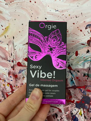 Рідкий вібратор Sexy Vibe, вібрація + підсилювач оргазму від Orgie 15ml Gel de massage