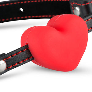 Силіконовий кляп у вигляді сердечка Whipped - Heart ball